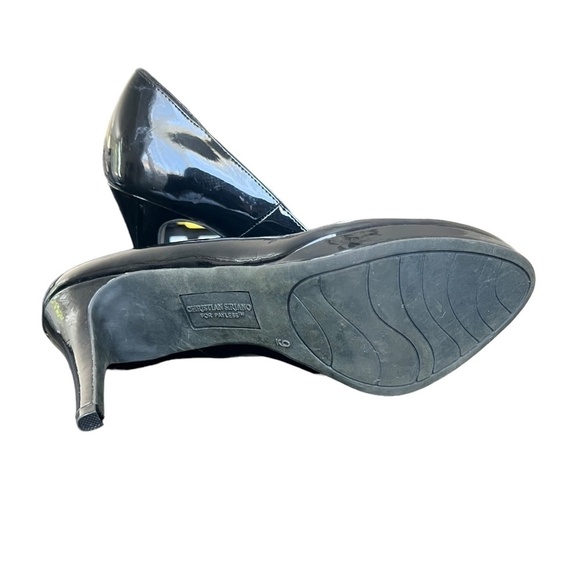 Christian Siriano for Payless | Black Patent Leather Platform Stiletto Heels - Picture 5 of 5